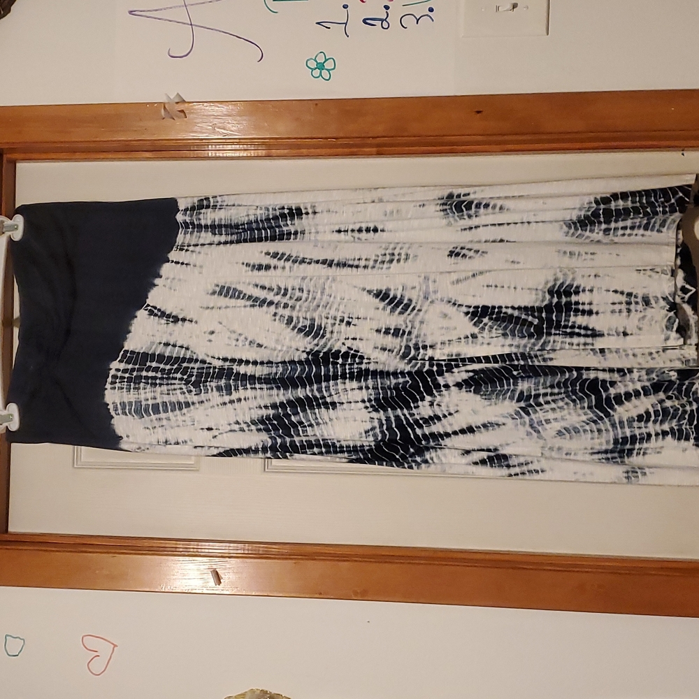 Blue tiedye dress/skirt